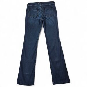 Tommy Bahama Women's 8 Midnight Blue Straight Leg Jeans Dark Wash Pineapple Logo